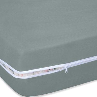 Imagem de Kit Capa de Colchão Solteiro Cama Box Malha Gel com Zíper + Porta Trav