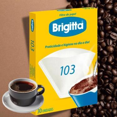 Imagem de Filtro de Papel para Café N 103 Grande Caixa com 30 Unidades Brigitta