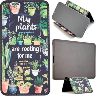 Imagem de Presentes engraçados de jardinagem para mulheres e homens, presentes para amantes de plantas para mãe jardineira, presente de aniversário de amigo, suporte de telefone de avião dobrável flexível para
