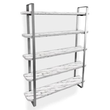 Imagem de Nicho Prateleira De Parede Expositor Organizador Arusi 100 Esmaltes 5 