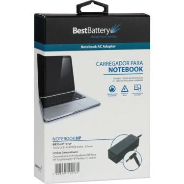 Imagem de Fonte Carregador para Notebook HP 15-H006la - BestBattery, 45 Watts