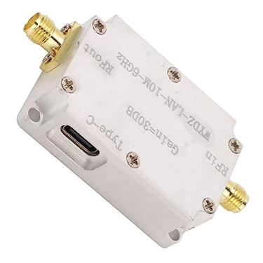 Imagem de Amplificador de RF Amplificador de Banda Larga de 30dB 10m-6GHz SMA Connector para Radio Supports FM Broadcasting Remote Control Receptores