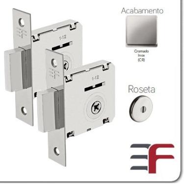 Imagem de Fechadura Auxiliar 3F Tetra Broca 40mm Par