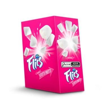 Imagem de Chiclete Flics Sabor Tutti Frutti  - Display com 12UN - Arcor