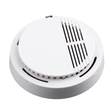 Imagem de Detector de Fumaça Fogo Incendio Alarme 85db Sensor Fotoeletrico Casa 