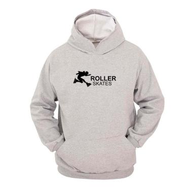 Imagem de Moletom Masculino Canguru Roller Skates Estampado com Capuz-Masculino