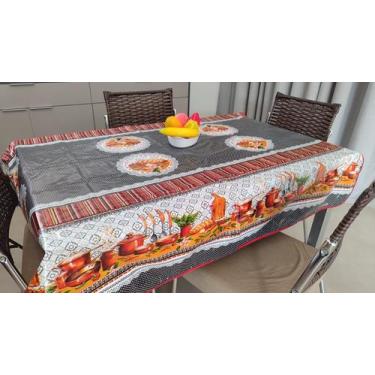 Imagem de Toalha De Mesa Termica 1,40m X 1,40m Para Mesa De 4 Lugares - Lu Enxov