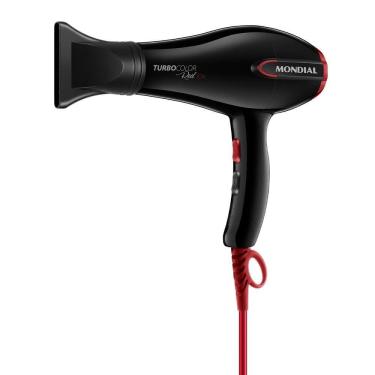 Imagem de Secador De Cabelos Turbo Color Red Sc-41 127V Preto/Vermelho