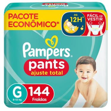 Imagem de Fralda Pampers Pants Ajuste Total G com 144un