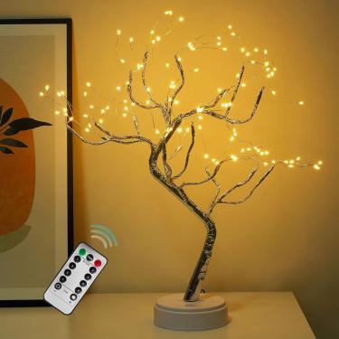 Imagem de Lâmpada Fairy Sparkly Tree ourbaofu SD001 20 com controle remoto