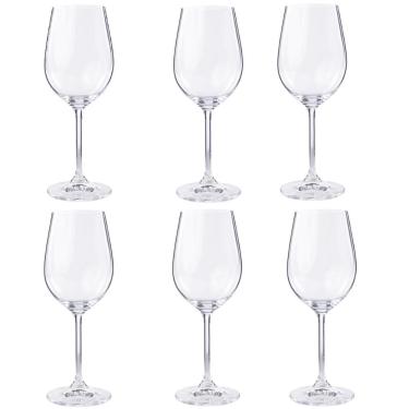 Imagem de Cj 06 tacas vinho bohemia gastro cristal de titanio 350ML