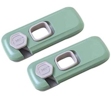 Imagem de Trava de Segurança Gaveta Armario Geladeira Protege Bebe Criança Infan