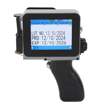 Imagem de Impressora de Jato de Tinta Portátil Tela de Toque LED Portátil Sem Cartucho para Impressão de Código de Barras de Código QR