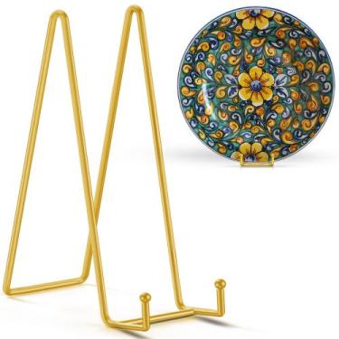 Imagem de Suporte de placas TR-LIFE Gold Metal de 14 polegadas (pacote com 2)