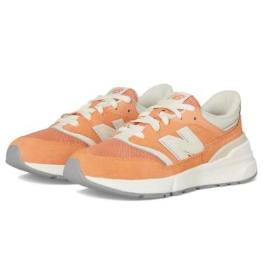 Imagem de New Balance Tênis unissex infantil com cadarço 997r V1, Cobre/Linho, 5.5 Big Kid