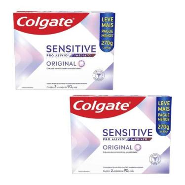 Imagem de Kit 2 Pack Creme Dental Colgate Sensitive Pro-alívio Imediato 90g