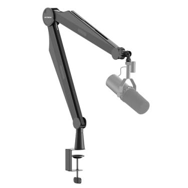 Imagem de IXTECH Braço De Lança De Microfone Braço De Microfone Para Azul Yeti Shure Sm7B Hyperx Quadcast Rode At2020 E Suporte De Microfone Fifine Para Podcasting De Jogos E Modelo De Capitão De Streaming