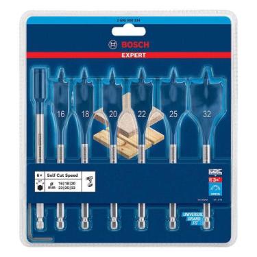 Imagem de Jogo com 7 Brocas Bosch EXPERT Self Cut Speed 16-32mm x 152mm