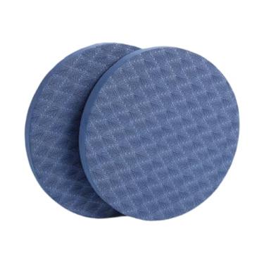 Imagem de Dynwave 2 peças Knods Round Suport de suporte almofada confortável de 1,5 cm de espessura para os joelhos Os cotovelos pulsem mãos para o equilíbrio, Azul