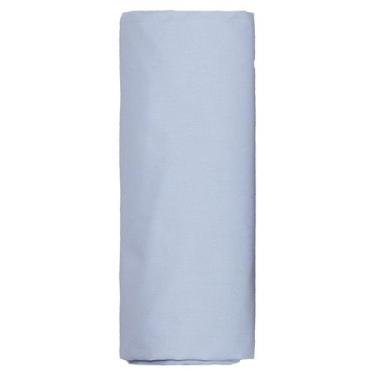 Imagem de Lençol Avulso Liso com Elástico para Berço Baby Joy, Azul 