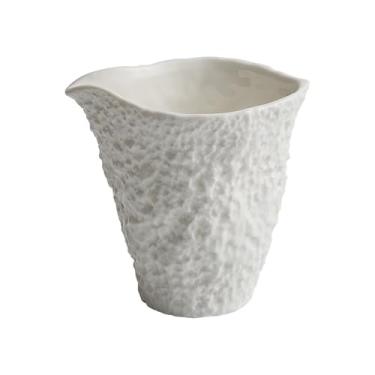 Imagem de Molheira Copo de molho de bife com padrão de rocha, cerâmica branca, barco de molho, café, copo pequeno de leite, jarro de leite, copo de dispersão Jarra de Molheira