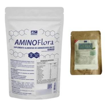 Imagem de AminoFlora Anew 450g + 01 Sachê Levedo Anew 20 cáps