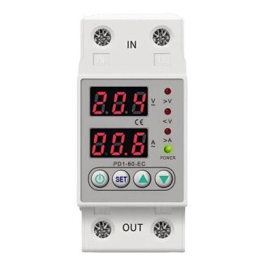 Imagem de Relé Protetor Tensão Corrente Ac 40a 230v, Sobre E Sub Ac - Tomzn, 220