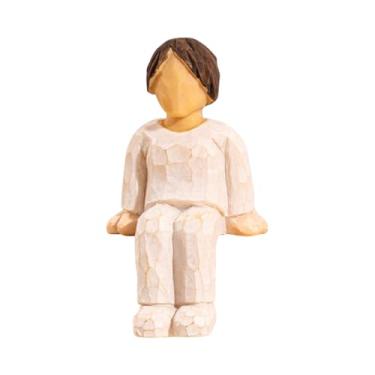 Imagem de KEMEILA Estatuetas combinadas personalizadas para escolher sua família, figura esculpida pintada à mão, escultura de resina para mãe, presentes de aniversário de dia das mães para mães