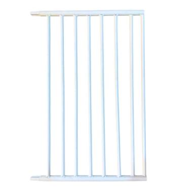 Imagem de Extensor de Portão Grade para Porta Cachorros Pet Crianças Bebê Linha Premium Branco (Branco, 40 cm)