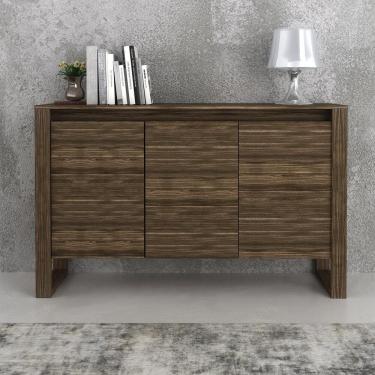 Imagem de Balcão Escritório Com 3 Portas Multimóveis Cr25044 Nogal