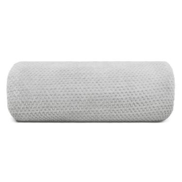 Imagem de Manta Microfibra Flannel Pollo Appel Cinza Vapor - Casal