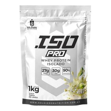 Imagem de ISO PRO Whey Protein Isolado 1kg - Soldiers Nutrition Sabor: Torta de Limão