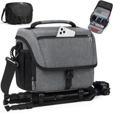 Imagem de Bolsa para câmera RAINSMORE Waterproof DSLR/SLR/Mirrorless Grey