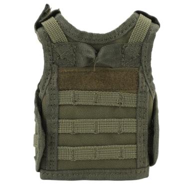 Imagem de Mini Colete de Colete de Creer Nylon Beverage Cooler Suporte Jaqueta de Manga de Garrafa Para Decoração de Cerveja Festas ao ar livre Férias (Od verde)