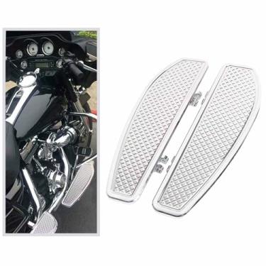 Imagem de Cyreedom Estribo De Motorista Antiderrapante Cromado Para Apoio Dos Pés Do Piloto, Adequado Harley Touring Road King Street Electra Glide Ultra 1986-2023 Softail 1986-2017