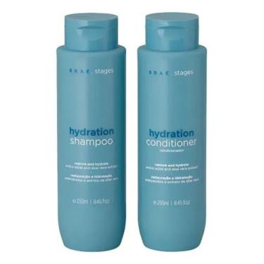 Imagem de Kit Braé Stages Hydration  Shampoo 250ml + Condicionador 250ml  Hidrat