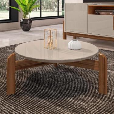 Imagem de Mesa de Centro Chris Off White Cedro - CasaH
