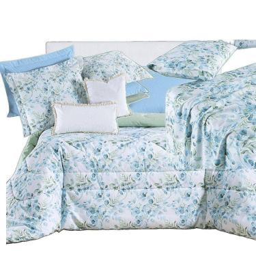 Imagem de Kit Coordenado Edredom, Cobre Leito E Lençol Sensuale Super King Forest 8 Peças - 80% Algodão, 20% Poliéster