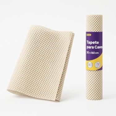 Imagem de Forro Tapete Protetor de Gaveta 30x90cm Emborrachado Multiuso - Ideal para Armário, Prateleira, Closet, Cozinha