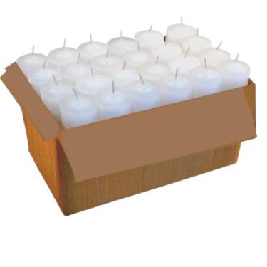 Imagem de Kit 36 Velas de 7 Dias Branca 250 Gramas - Axé