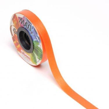 Imagem de Rolo de Fita Decorativa Para Presente 16mm x 50m - AAZ, Laranja
