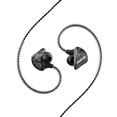 Imagem de TAKSTAR Fone de ouvido intra-auricular, fones de ouvido com fio HIFI de 3,5 mm com driver de 10 mm, estéreo dinâmico, fones de ouvido com som cristalino para transmissão ao vivo, música, monitor de