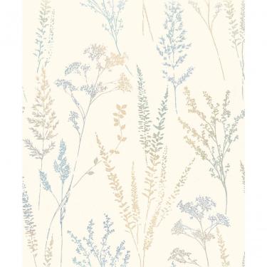 Imagem de Papel De Parede Time Floral Metalizado Ui3205