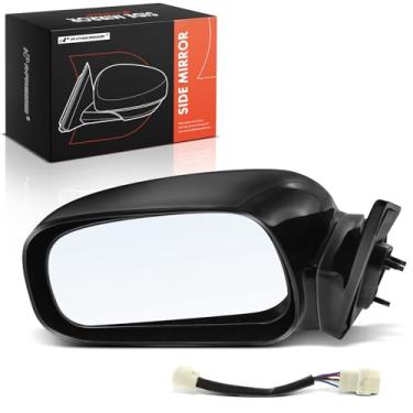 Imagem de A-Premium Espelho retrovisor elétrico do lado do motorista - compatível com Toyota Camry 2002 2003 2004 2005 2006 - Aquecido, não dobrável, espelho retrovisor externo preto - Substituição #