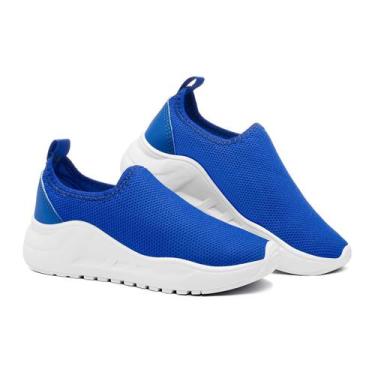 Imagem de Tênis Meia Calce Fácil Infantil Ultra Leve Respirável - Apoá, Preto, 3