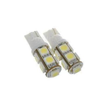 Imagem de Lâmpada 9 Leds Esmagada Grande (Pingo) Smd T10 5050 Par - GP