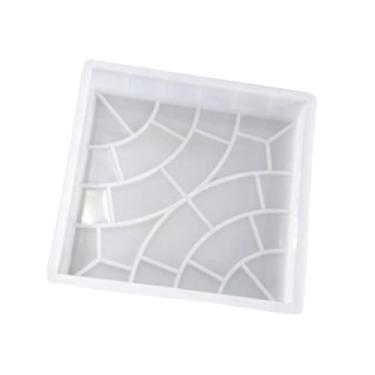 Imagem de Generic Caminho de tijolos de concreto, modelo quadrado, pedra decorativa, pavimentadora, para quintal, calçada, decoração de pátio externo