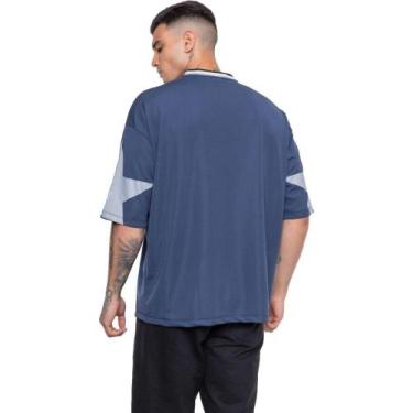 Imagem de Camiseta Starter Oversized Estampada Masculina Azul Urbano, Marinho, G