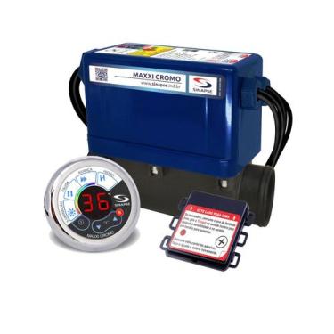 Imagem de Aquecedor Hidro Banheira Ofuro New Max Cromo 8000w 220v - Sinapse, Sem