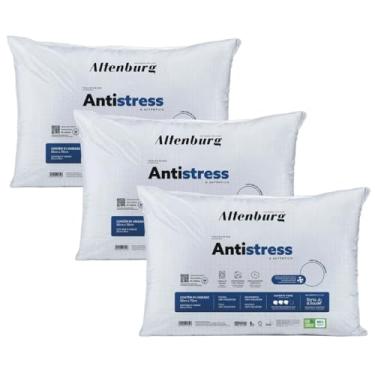 Imagem de Travesseiros Antistress com Fios de Carbono Altenburg, 50 x 70 cm, Kit com 3 Unidades